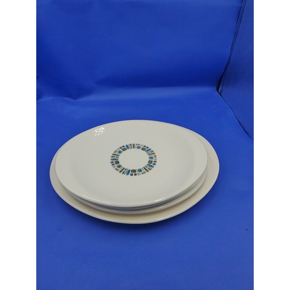 60’s Vintage Canonsburg Temporama Atomic  Platters (1- Large & 3- Medium)